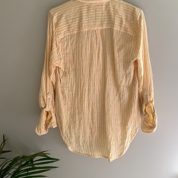 Yellow button down - Picture 2 of 3